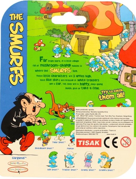 Schlümpfe-Set - Papa Schlumpf im Frack und Schneider Schlumpf